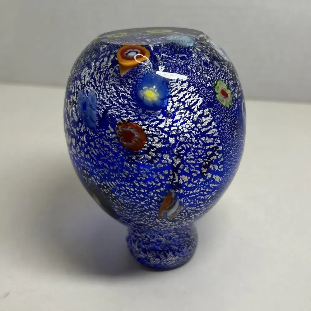 Robert William Art Glass Blue 4